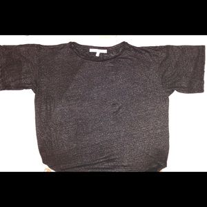 &Other Stories Shiny Black Top